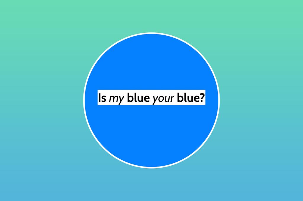 Is this blue or green for you? A viral test created by a neuroscientist reveals your color perception